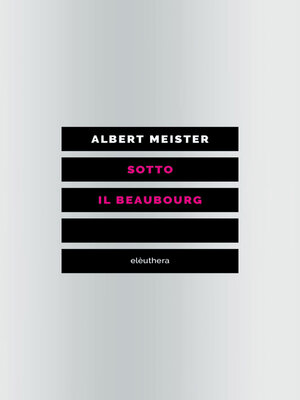 cover image of Sotto il Beaubourg